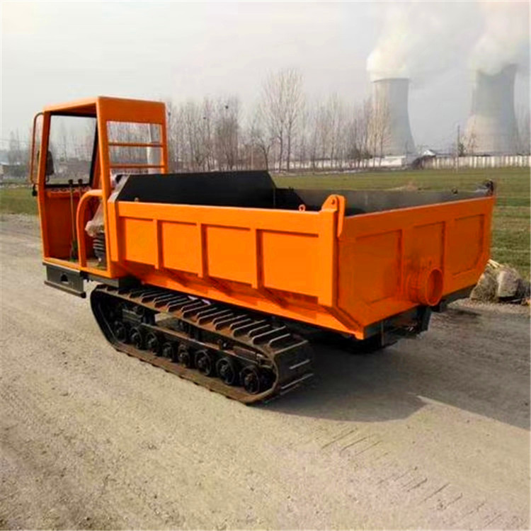 矿用自卸履带运输车 泥泞路履带运输车 工地履带翻斗自卸车