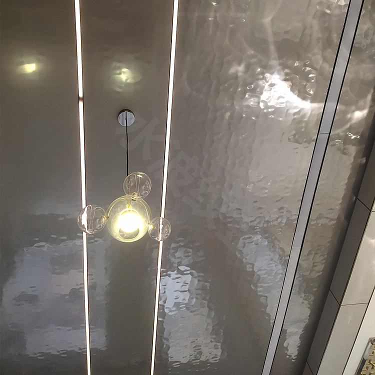 白云机场水波不锈钢 水波纹不锈钢板 金属背景墙装饰 适用于酒店 会所 ktv等