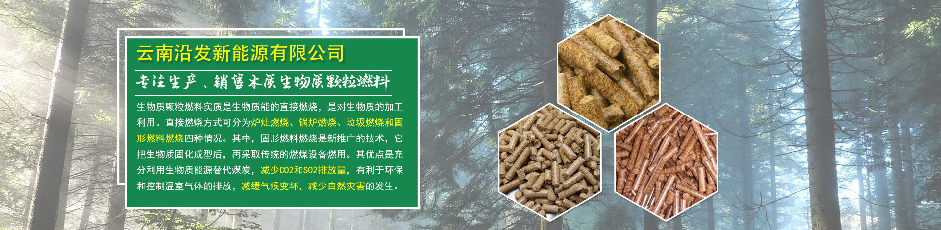 云南沿发新能源有限公司 主营产品