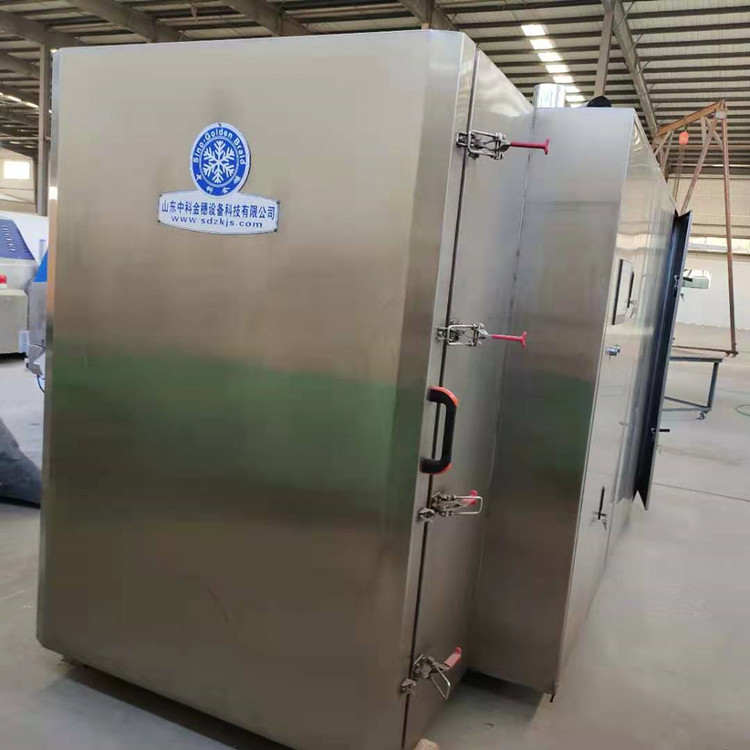 24个托盘速冻柜 单开门速冻柜 海鲜速冻柜 全自动水饺速冻柜 可按产量定制   