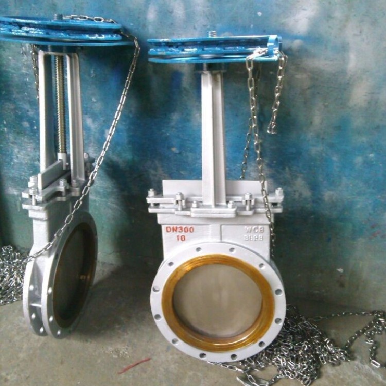 PZL73H，PZL73X链轮刀型闸阀 刀型闸阀 明杆闸阀 气动刀闸阀