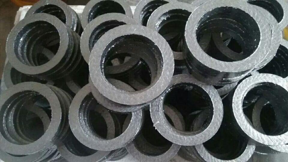 石墨复合垫片 柔性石墨垫厚度 石墨金属缠绕垫片标准