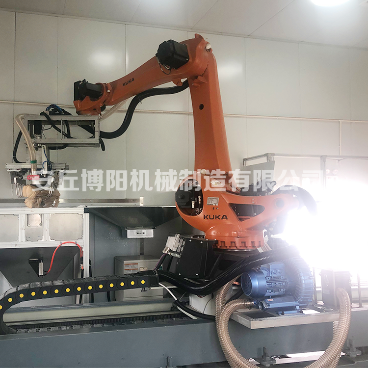 碳酸钙粉自动化码垛机器人 码垛机械手 自动化码垛机非标定制
