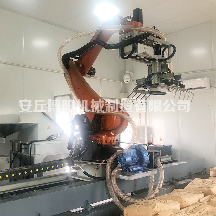 厦门托盘自动拆垛机 博阳机器人拆垛机 钙粉自动拆垛机图片