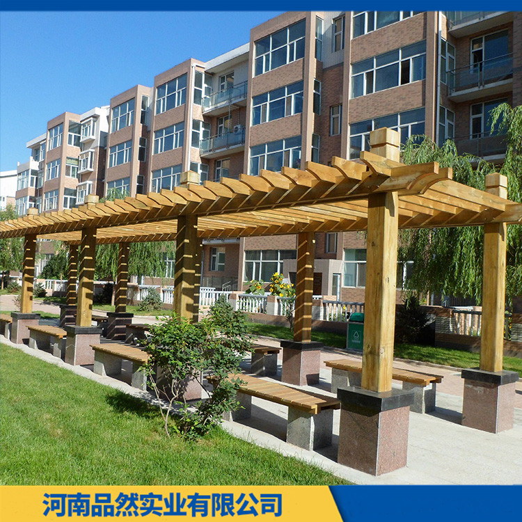 阳台防腐木花架 景观防腐木花架 不易变形 品质保证