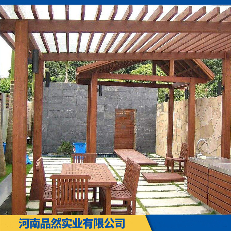 阳台防腐木花架 品然防腐木花架 防腐防虫防蛀