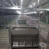 不锈钢喂料食槽 畜牧场育肥喂养设备品质保障