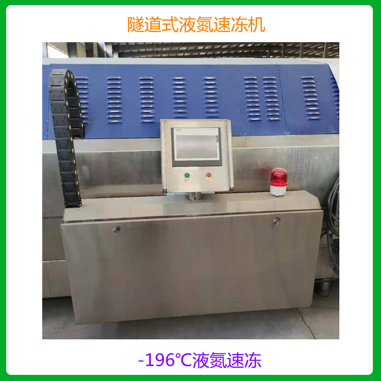 定制生产隧道式液氮速冻机 海鲜隧道速冻机供应商 大号虾隧道速冻机价格