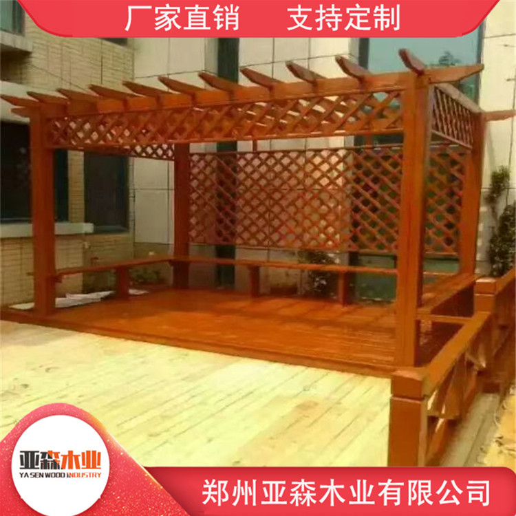 户外花园别墅花架厂家 室外防腐木花架 价格优惠 厂家直销