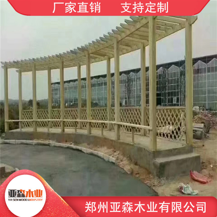 碳化防腐木花架 防腐木花架厂家 欢迎来电咨询订购
