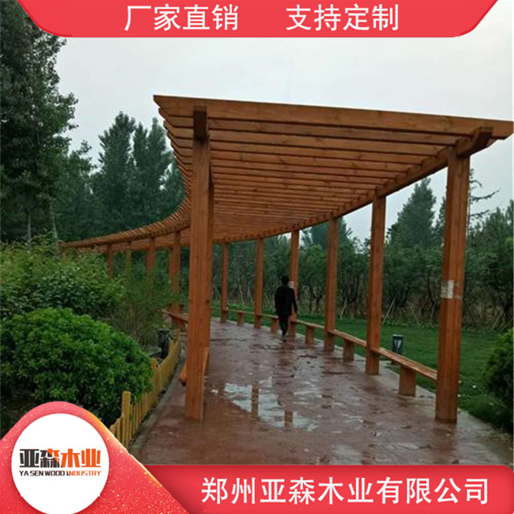 庭院防腐木花架 防腐木花架价格 使用寿命长 耐腐蚀