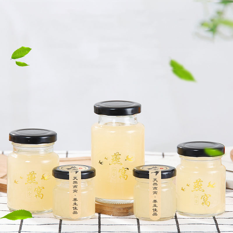 批发_75ml无铅玻璃即食燕窝瓶_100ml密封果酱瓶蜂蜜瓶_喜蜜瓶分装瓶