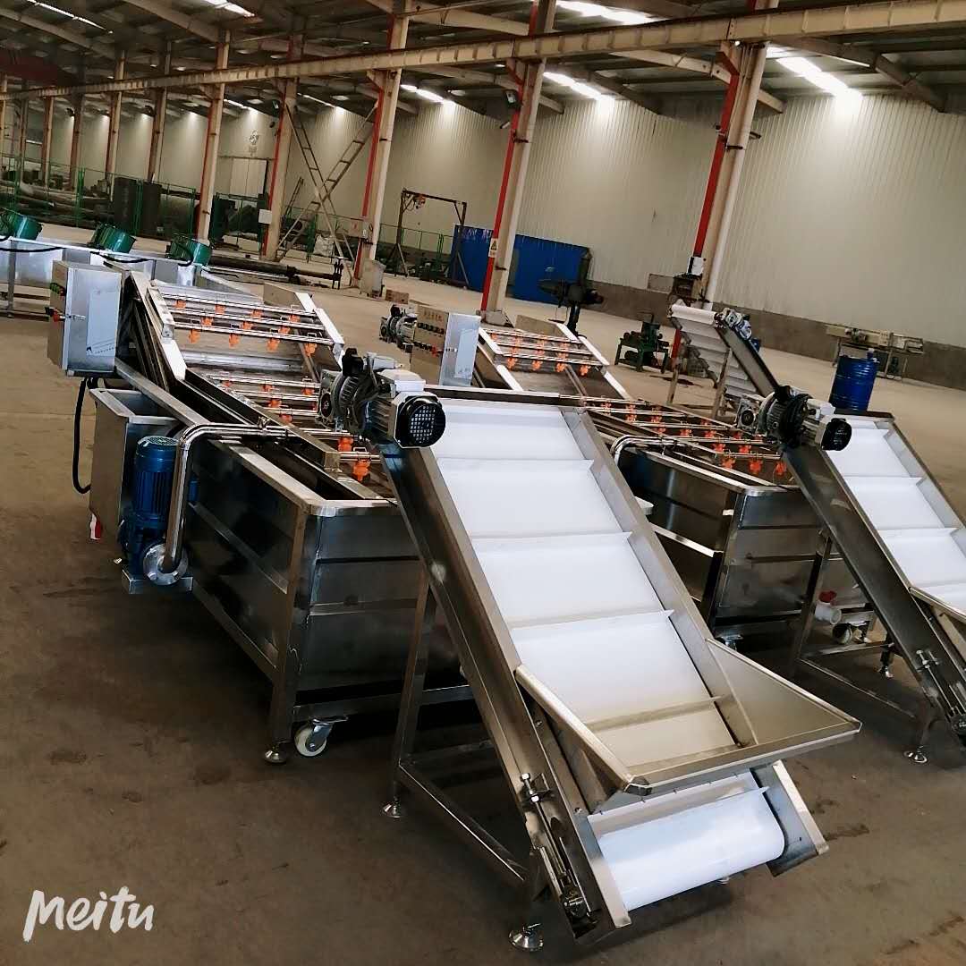 杨桃气泡清洗机 大型食堂配送中心净菜加工设备 沃柑清洗机 血橙清洗机 赫亿特机械