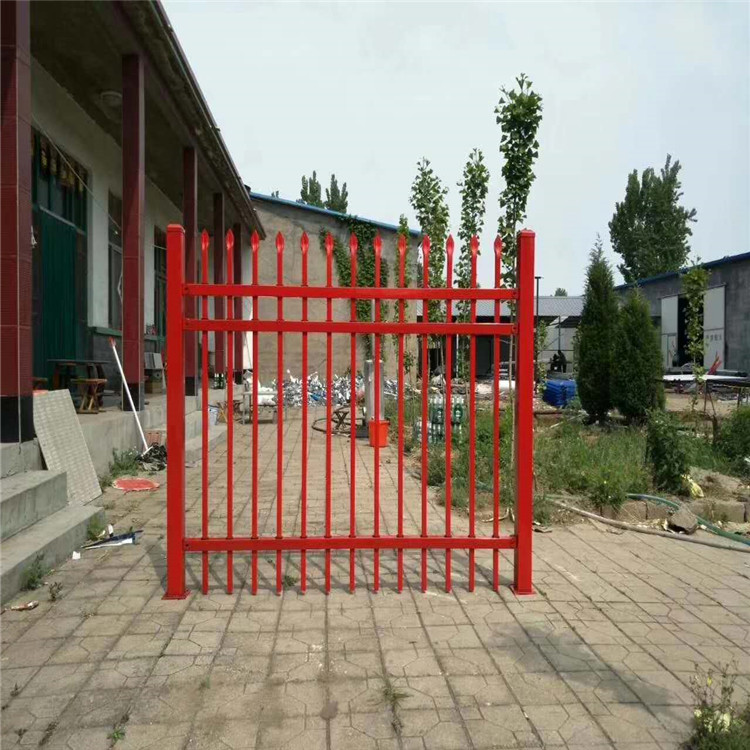定做锌钢护栏铁艺围栏学校隔离铁栅栏小区别墅围墙安全 锌钢护栏