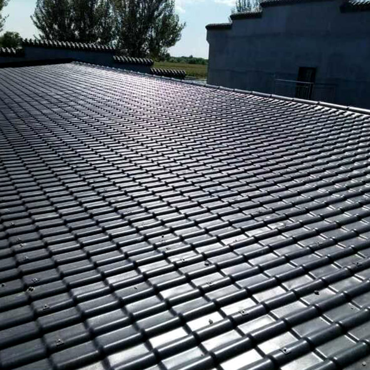 抗压树脂瓦生产厂家 仿古建筑用防腐瓦 云天塑