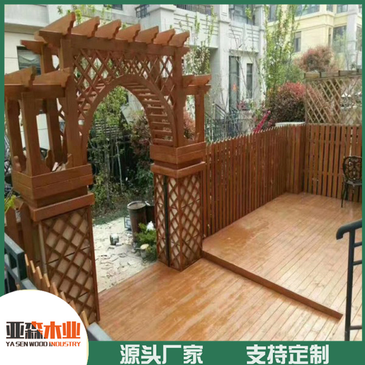 防腐木门楼厂家 景区防腐木门楼 防腐木门楼定制