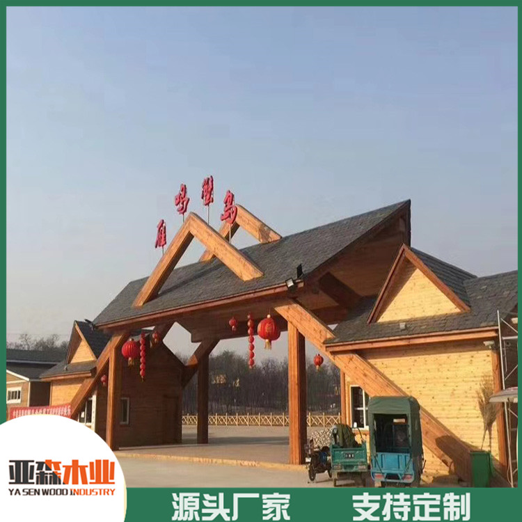 漯河防腐木门楼 防腐木门楼 根据需求定制 质量优