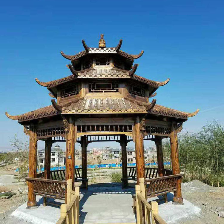 河南防腐木凉亭 碳化防腐木凉亭 免费设计