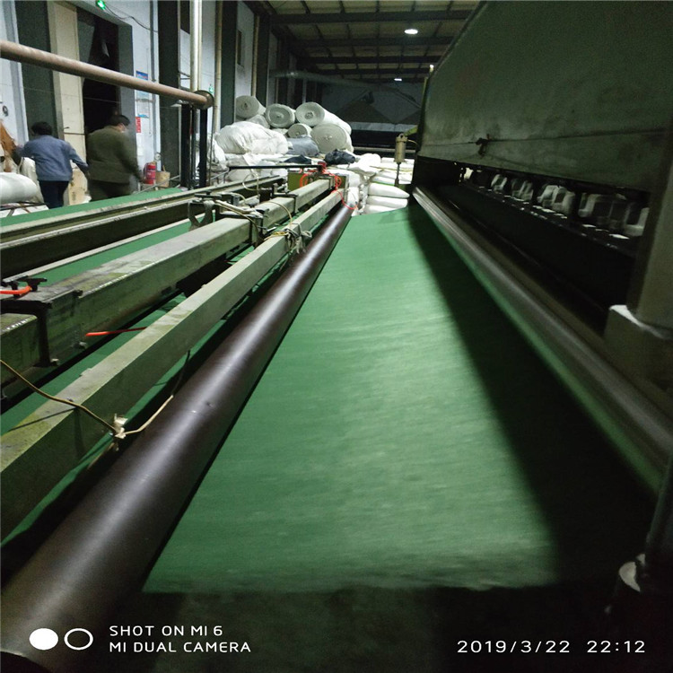 厂家直供 600g绿土工布 优选隆鑫绿土工布
