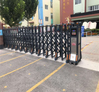 伸缩门电动大门 学校工地自动大门 庭院别墅自动门 铝合金电动伸缩门