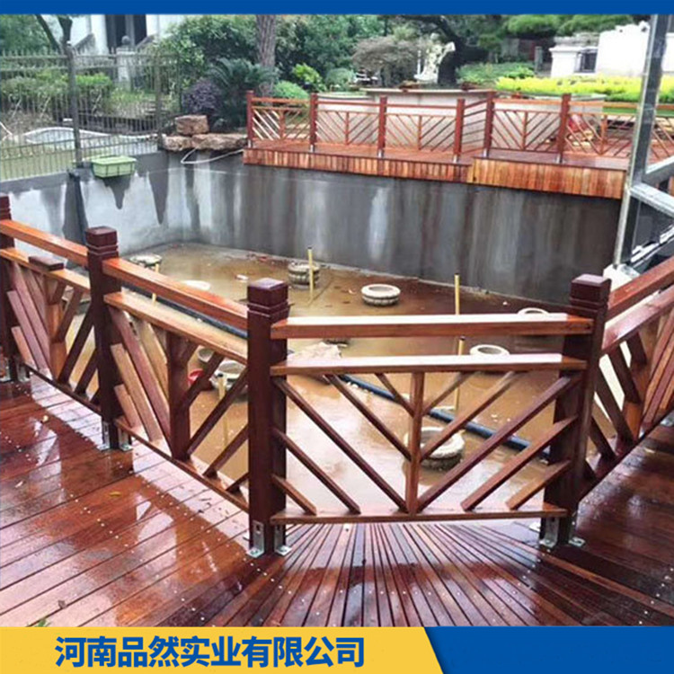 品然防腐木护栏 河边防腐木护栏 防腐防虫防霉