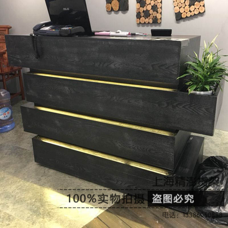 时尚烤漆公司前台   白色简约美容院迎宾台   酒店酒吧收银台   大理石服装店收银台