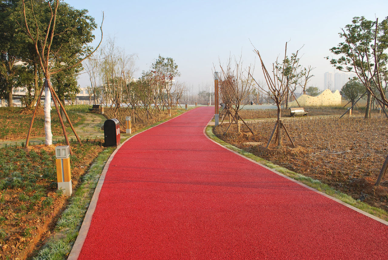 透水混凝土路面 透水混凝土胶结 透水地坪  混凝土透水 彩色地坪 彩色透水混凝土 苏州透水路面厂家