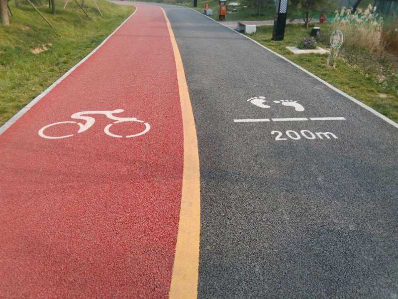 透水混凝土路面 透水混凝土胶结 透水地坪  混凝土透水 彩色地坪 彩色透水混凝土 苏州透水路面厂家
