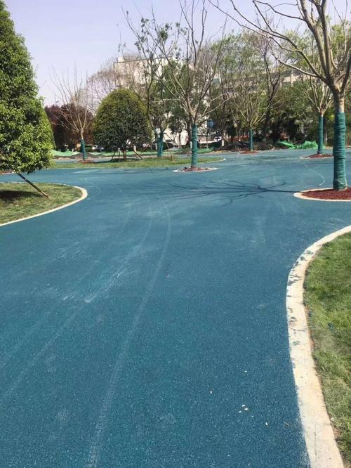 透水混凝土路面 透水混凝土胶结 透水地坪  混凝土透水 彩色地坪 彩色透水混凝土 苏州透水路面厂家