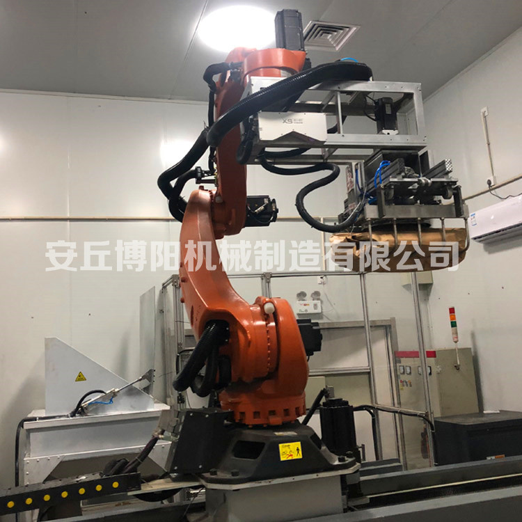 直供袋料智能码垛机  50kg肥料自动码垛机  25kg饲料机械手码垛机
