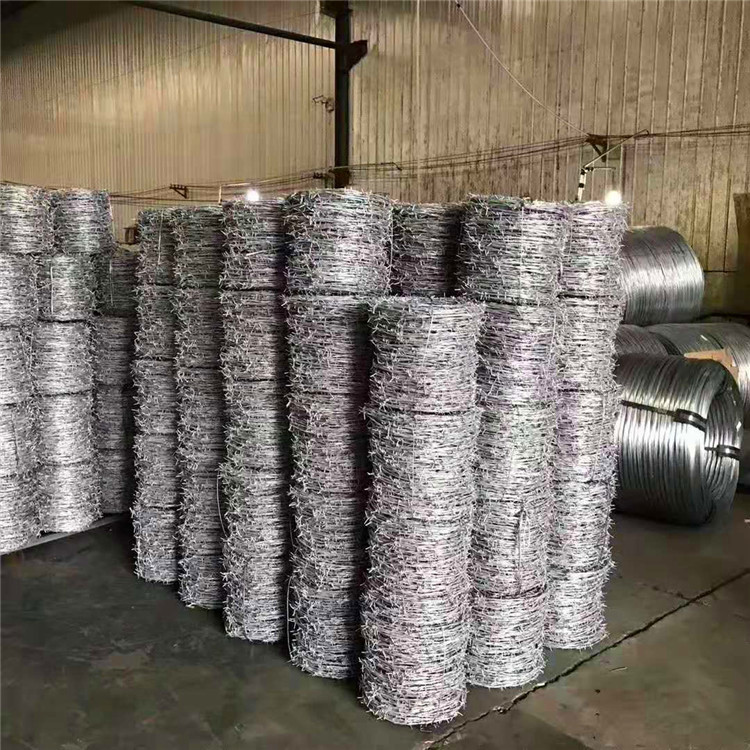  飞腾丝网 圈地防锈刺绳刺铁丝网 刺丝滚笼刺绳 加工定做