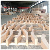 提供弧形胶合木 异型胶合木梁柱 层板胶合木梁