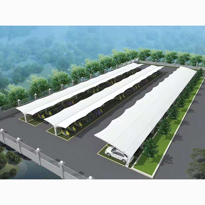 大型户外膜结构景观棚 小区学校体育场景观棚