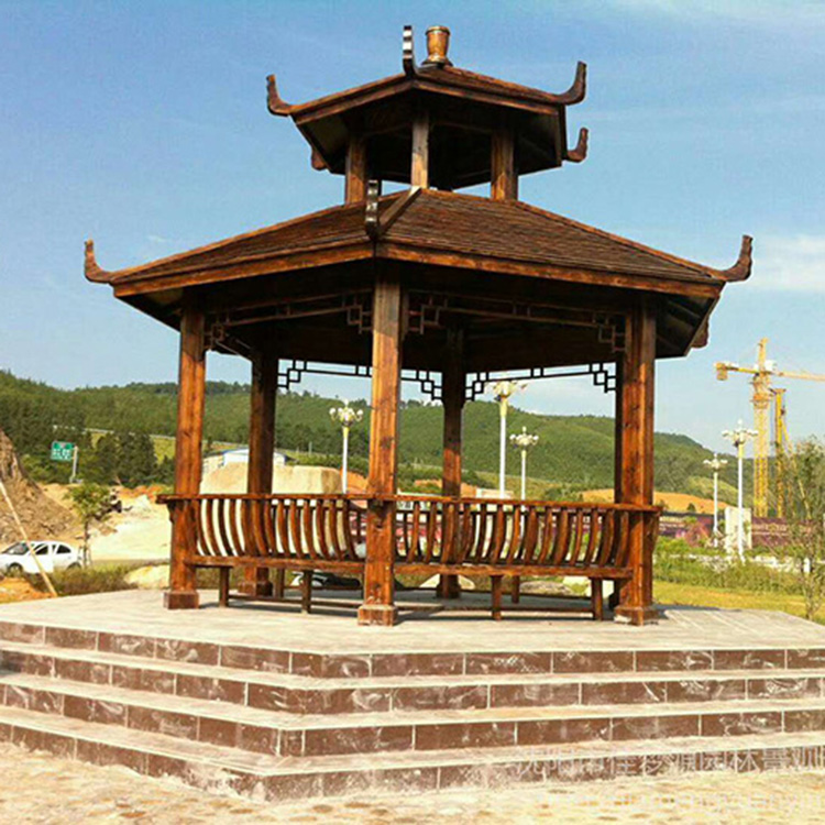 河南防腐木凉亭 公园防腐木凉亭 价格优惠 款式多样