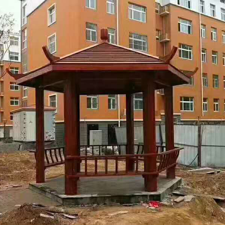  中式防腐木凉亭 防腐木凉亭厂家 支持定制 厂家直销