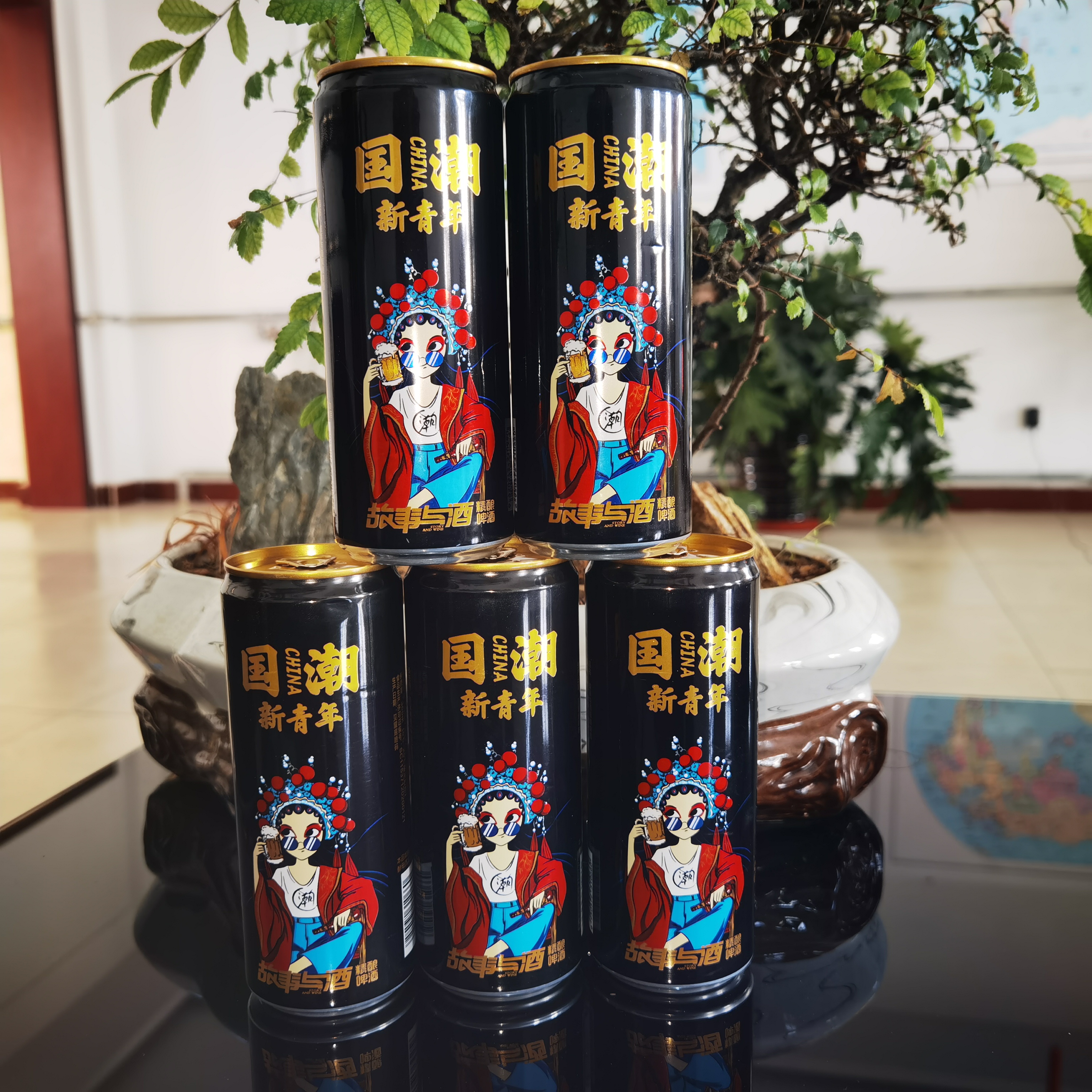 汉中市宁强县精品国潮精酿啤酒苏打酒   国潮故事与酒  你有故事我有酒  欢迎品尝 有意电联