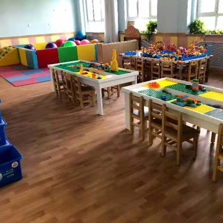 沈阳幼儿园塑胶地板厂家送货 Pvc地板价格优惠