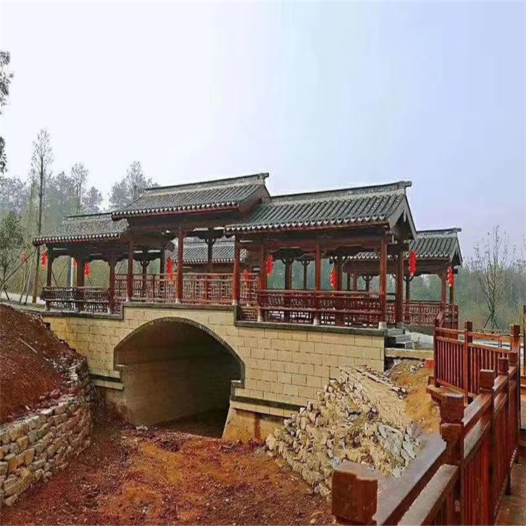 碳化木长廊厂家 制作景观长廊制作 亚森木业 优质商家