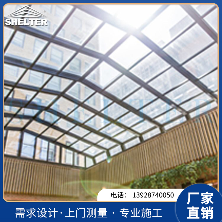 别墅欧式阳光房 铝合金智能移动 赛尔特厂家上门测量设计定做安装