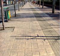 压花路面多少钱一平方 水泥路面压模 彩色地坪地面 苏州首晨