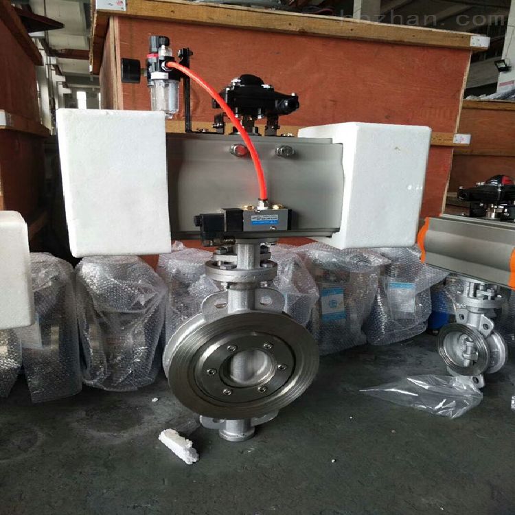 65W+GDR065+ITS100-10DN65蝶阀 耐腐蝶阀 frpp蝶阀