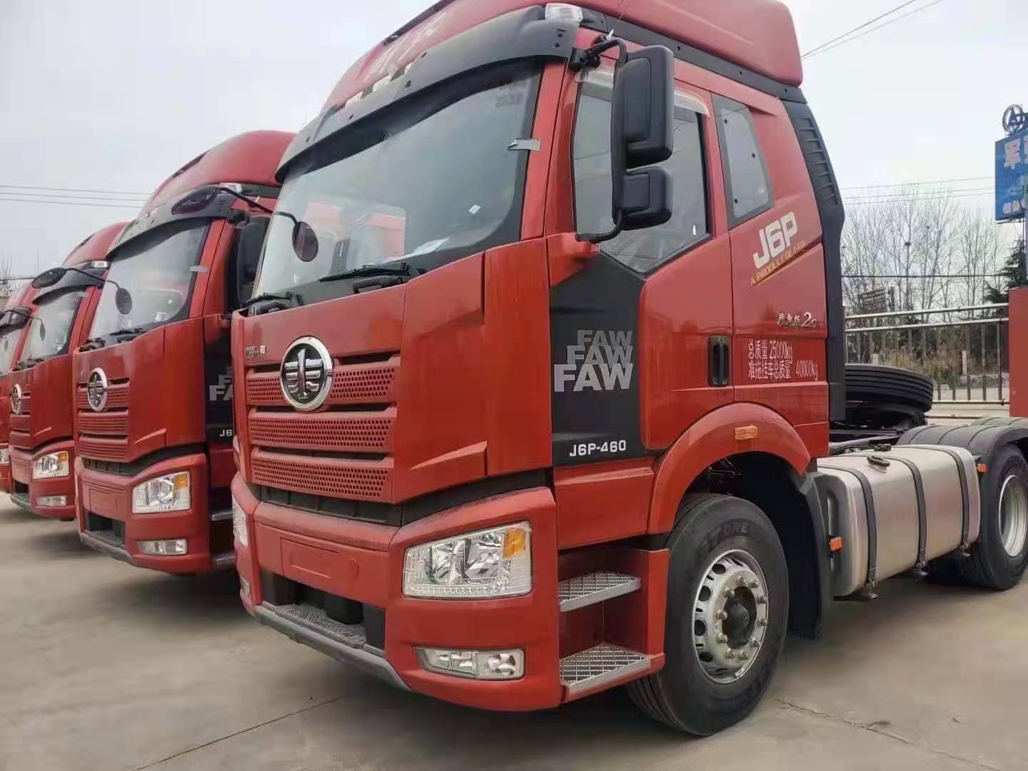 解放J6P 420马力，460马力，锡柴发动机。12档。2.0款，速比3.727。双差锁，新法规。