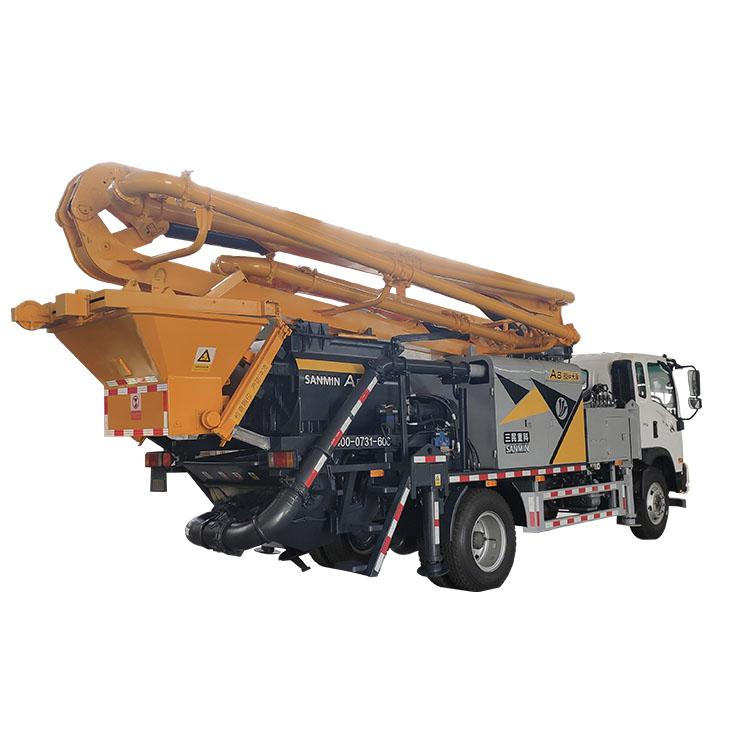 YC4S160-50搅拌泵车 泵送流量大 安全性耐用性为一体搅拌泵车