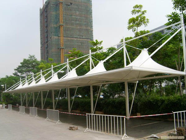 济南膜结构停车棚厂家/充电站雨棚/设计安装