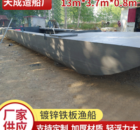 防锈镀锌铁板渔船 观光船养殖船钓鱼观光船 供应大型水上平台公园 支持定制