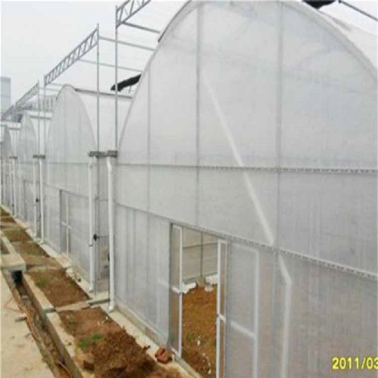 山东薄膜连栋温室大棚造价 连栋温室建造 鸿运达温室