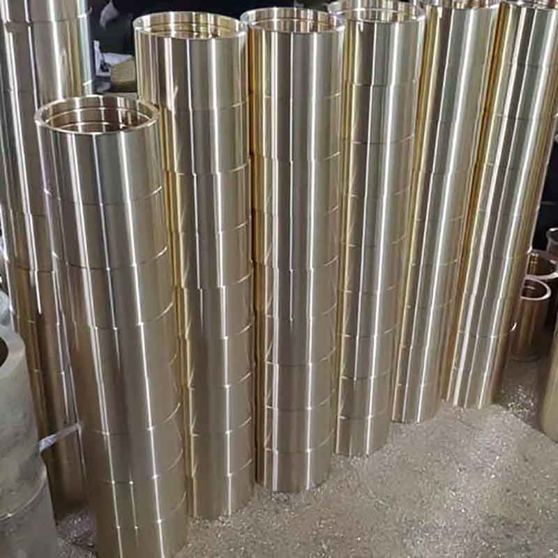 双宝 厂家定制铜衬套 电机重工机械破碎机加工铜衬套 耐磨铜衬套