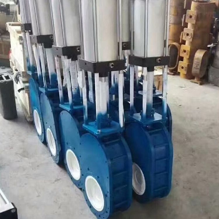 气动金属双闸阀WZ644C-10 气动闸阀 气动法兰闸阀 气动不锈钢闸阀