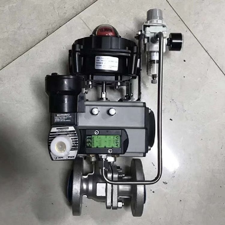 气动控制球阀Q641F-PN16 气动v型球阀 气动v型调节球阀 气动调节球阀