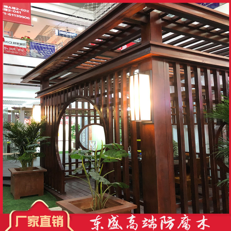 定制新中式廊架 新中式廊架凉亭 款式多样 厂家直销